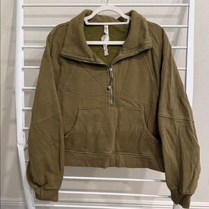 Lululemon Athletica Quarter-Zip Funnel Neck Scuba